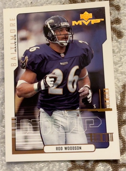 2000 Upper Deck MVP #14 Rod Woodson — front