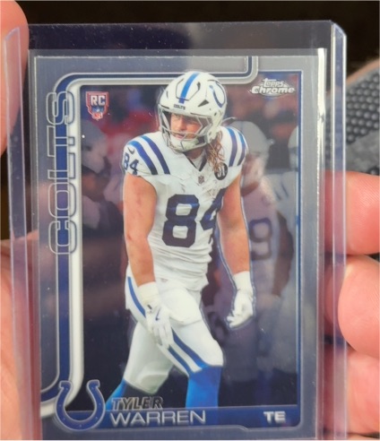 2025 Topps Chrome #346 Tyler Warren — front