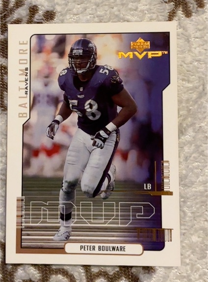 2000 Upper Deck MVP #17 Peter Boulware — front