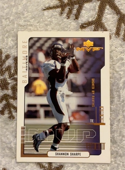 2000 Upper Deck MVP #18 Shannon Sharpe — front
