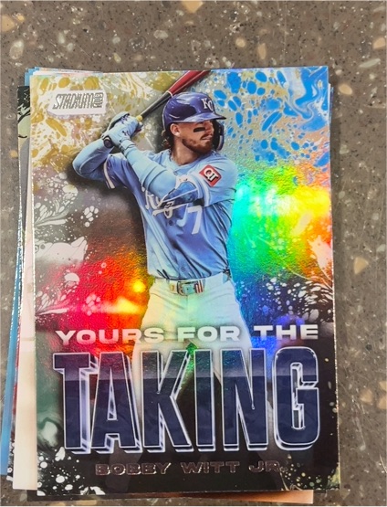 2025 Topps Stadium Club #YK-16 Bobby Witt Jr. — front
