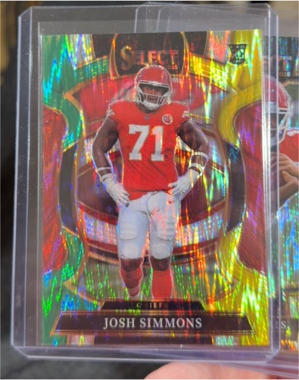 2025 Panini Select #8 Josh Simmons — front