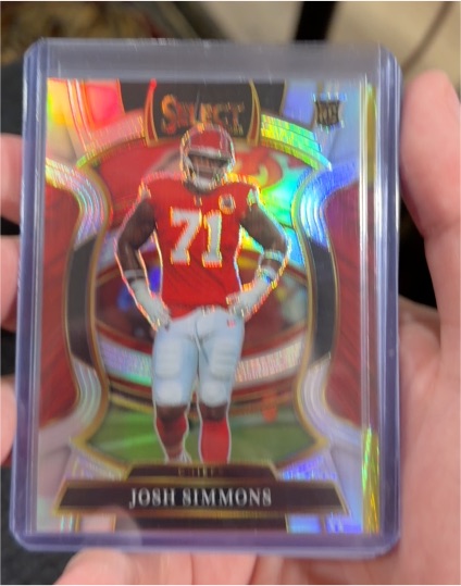 2025 Panini Select #8 Josh Simmons — front