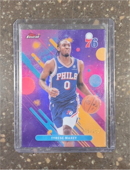 2025-26 Topps Finest #29 Tyrese Maxey — front