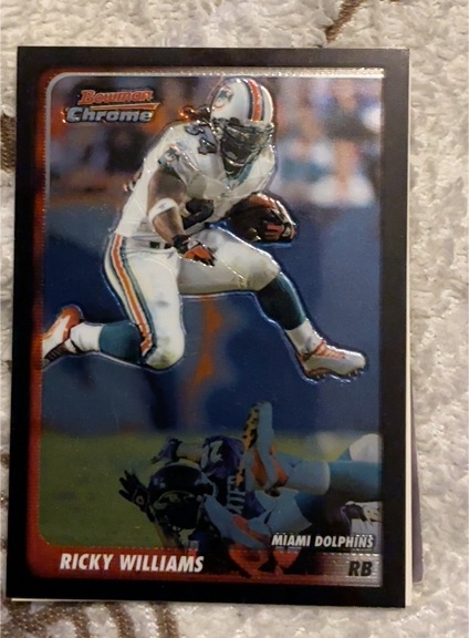 2003 Bowman Chrome #15 Ricky Williams — front