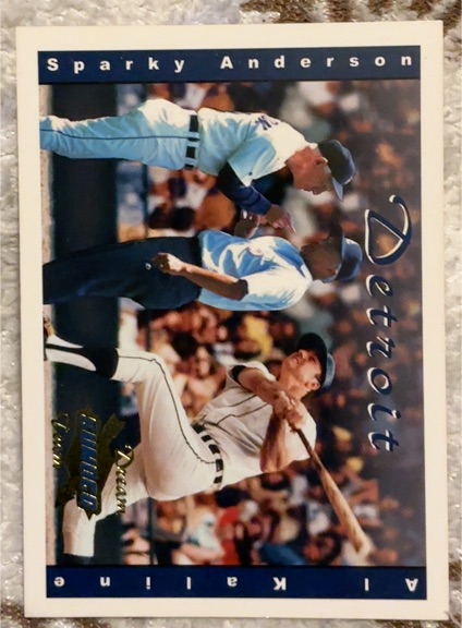 2001 Sunoco Dream Team #8 Sparky Anderson / Al Kaline — front