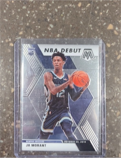 2019-20 Panini Mosaic #274 Ja Morant NBA Debut Rookie Card — front