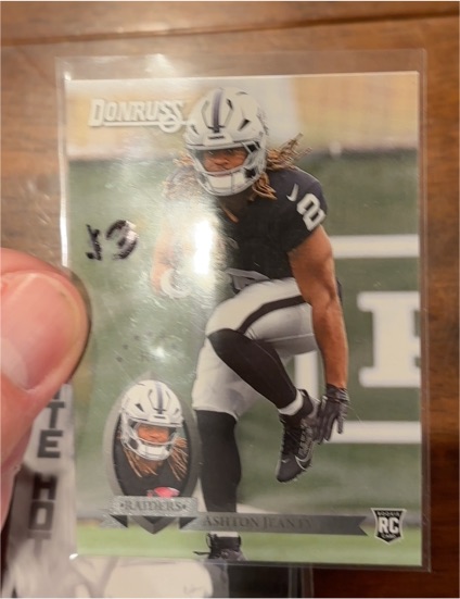 2025 Panini Donruss #8 Ashton Jeanty — front