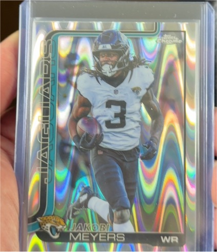 2025 Topps Chrome #176 Jakobi Meyers — front