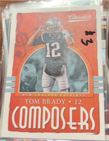 2018 Panini Classics #4 Tom Brady Composers — front