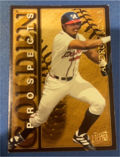 1997 Fleer Ultra Golden Prospects #1 Andruw Jones — front