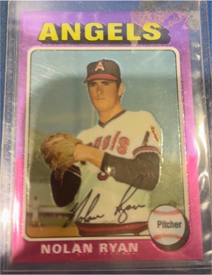 1999 Topps Finest #8 Nolan Ryan 1975 Reprint — front