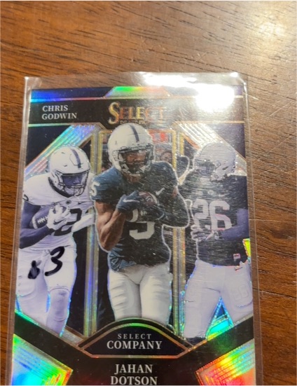 2022 Panini Select Draft Picks #SC-PSU Jahan Dotson — front