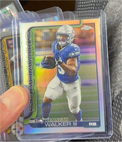 2025 Topps Chrome #276 Kenneth Walker III — front
