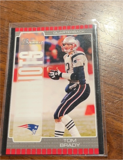 2005 Bowman #19 Tom Brady — front