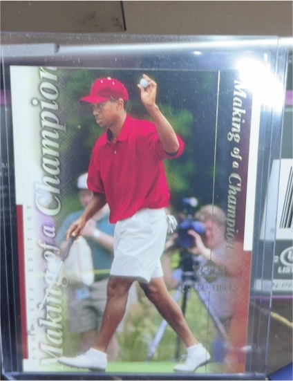 2001 Upper Deck #TWC6 Tiger Woods Making of a Champion — front