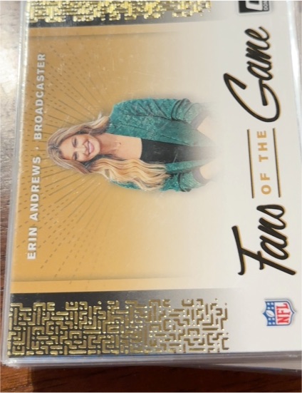 2019 Panini Donruss #FTG-1 Erin Andrews Fans of the Game — front