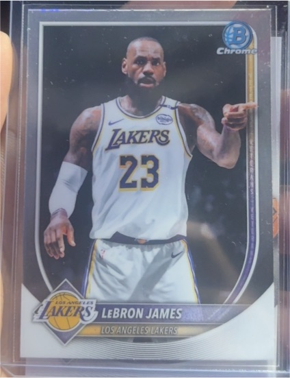 2025-26 Bowman Chrome #BCV-121 LeBron James — front