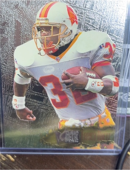 1996 Fleer Metal #119 Errict Rhett — front