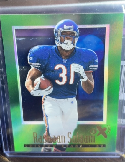 1997 SkyBox E-X2000 #6 Rashaan Salaam — front