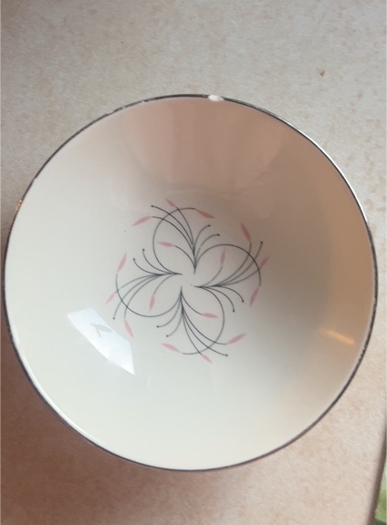 Homer Laughlin Rhythm Capri Fruit/Dessert Bowl — front