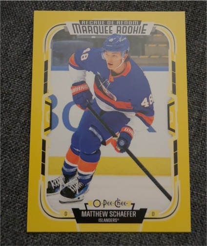2025-26 O-Pee-Chee #592 Matthew Schaefer — front