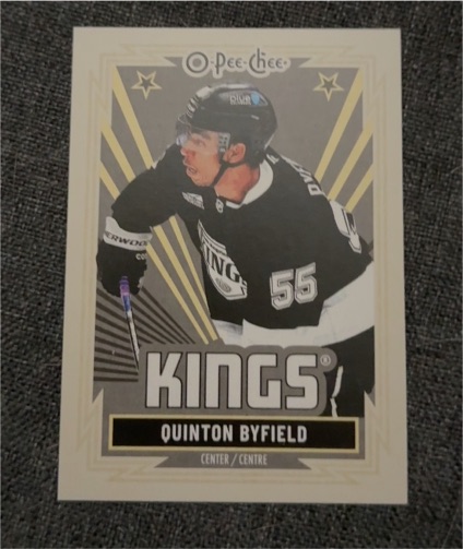 2025-26 O-Pee-Chee Retro #187 Quinton Byfield — front