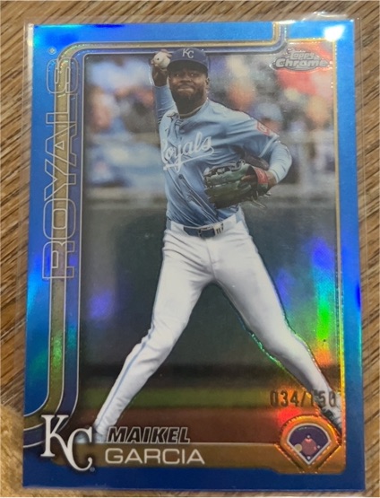 2025 Topps Chrome Update #USC70 Maikel Garcia — front