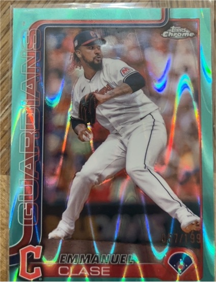 2025 Topps Chrome #135 Emmanuel Clase — front