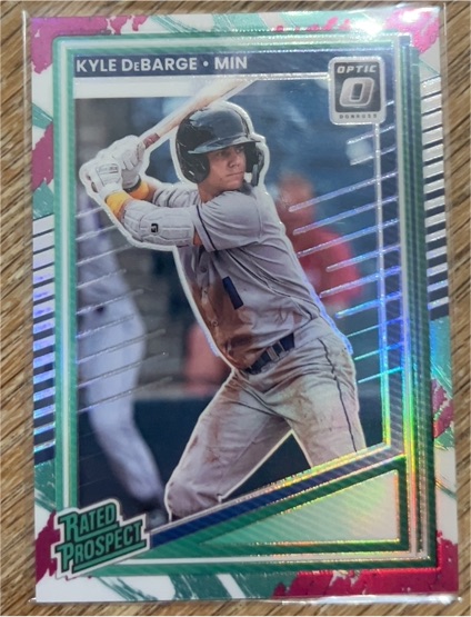2025 Donruss Optic #188 Kyle DeBarge Rated Prospect — front