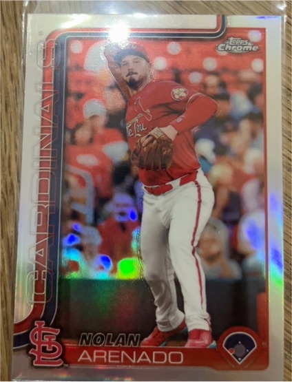 2025 Topps Chrome #14 Nolan Arenado — front