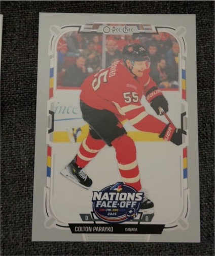 2025-26 O-Pee-Chee #532 Colton Parayko 4 Nations Face-Off — front