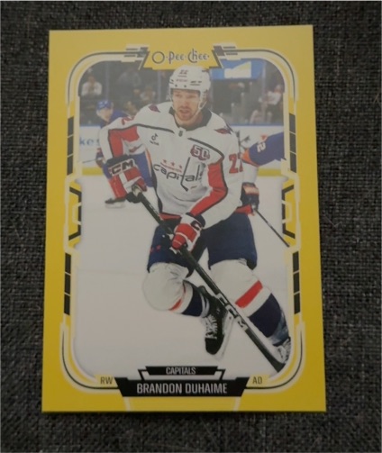 2025-26 O-Pee-Chee #155 Brandon Duhaime — front