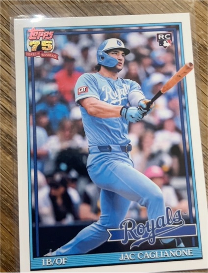 2026 Topps Series 1 #T91-42 Jac Caglianone — front