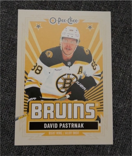 2025-26 O-Pee-Chee #56 David Pastrnak Retro — front