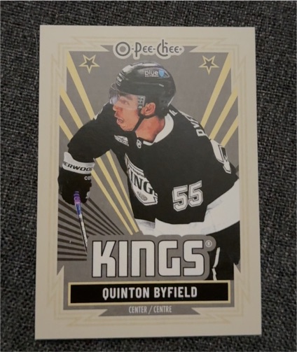 2025-26 O-Pee-Chee #187 Quinton Byfield Retro — front