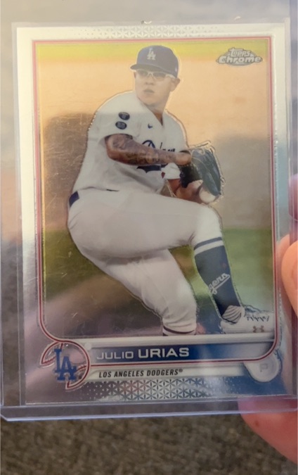 2022 Topps Chrome #3 Julio Urias — front