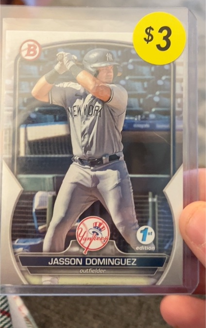 2023 Bowman 1st Edition #BPPF-18 Jasson Dominguez — front