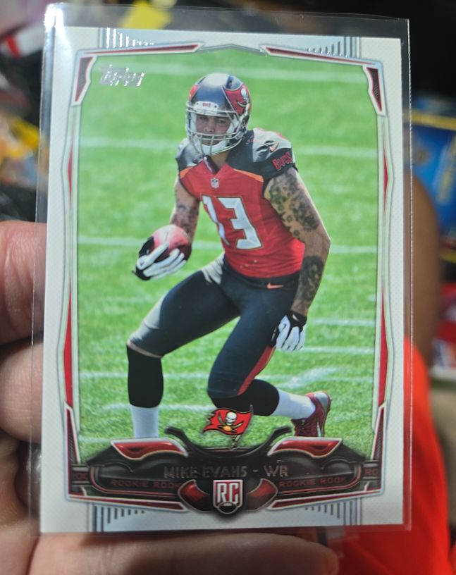 2014 Topps #387 Mike Evans Rookie Card — front