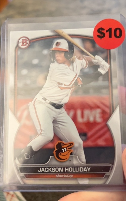 2023 Bowman Draft #BD-118 Jackson Holliday — front