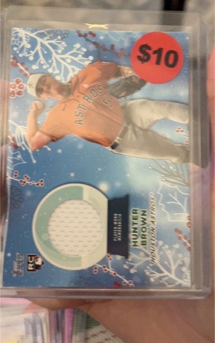 2023 Topps Holiday #RC-HB Hunter Brown — front
