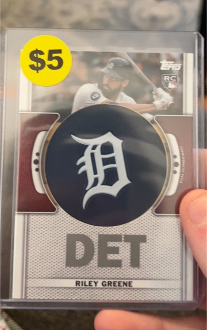 2023 Topps Series 1 #TLP-RG Riley Greene — front