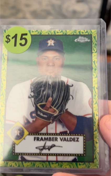 2021 Topps Chrome Platinum Anniversary #406 Framber Valdez — front