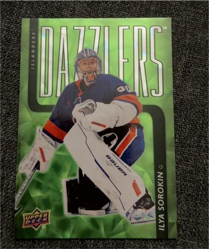 2025-26 Upper Deck Series 2 Dazzlers #DZ-61 Ilya Sorokin — front