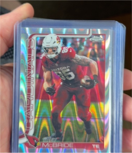 2025 Topps Chrome RayWave Refractor #4 Trey McBride — front