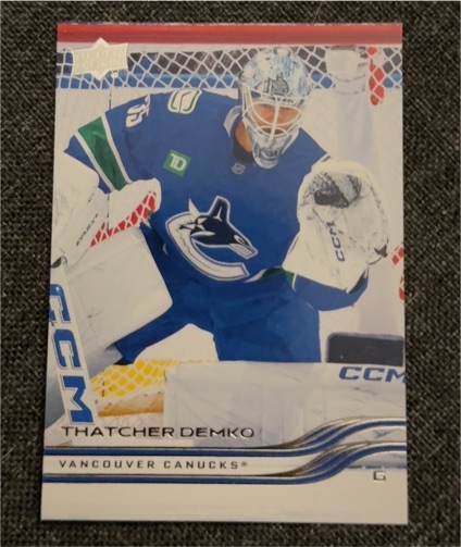 2025-26 Upper Deck #430 Thatcher Demko — front