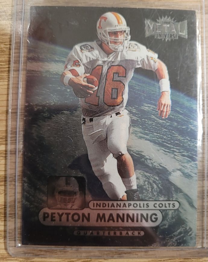 1998 Skybox Metal Universe #189 Peyton Manning Rookie — front