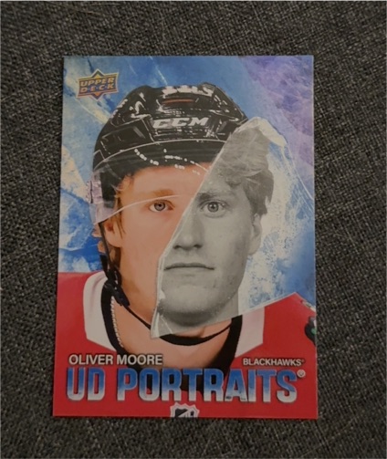 2025-26 Upper Deck Series 2 #P-36 Oliver Moore UD Portraits — front