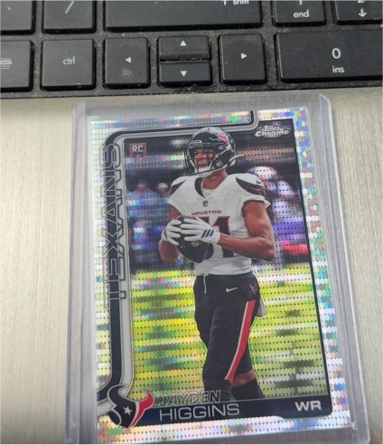 2025 Topps Chrome #343 Jayden Higgins — front