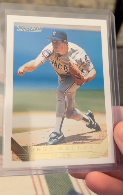 1993 Topps Gold #183 Greg Maddux — front